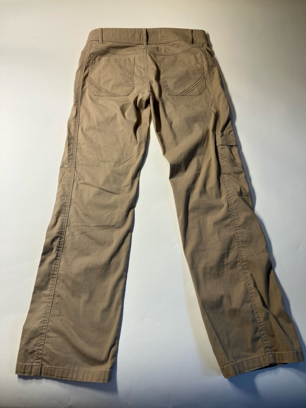 Prana Women's Khaki Wide-Leg Utility Pants - Picture 2 of 8